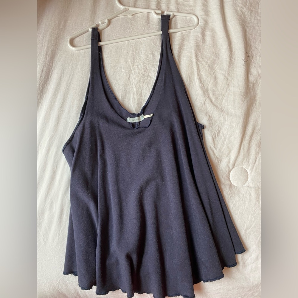 free people navy tank!